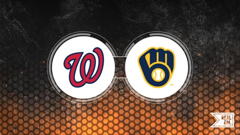 milwaukee brewers vs washington nationals match player stats​