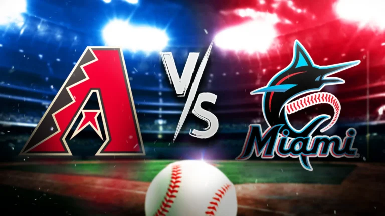 diamondbacks vs miami marlins match player stats