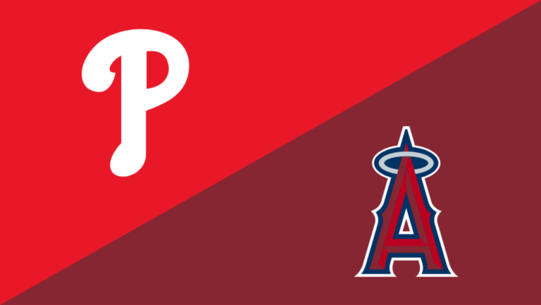 phillies vs los angeles angels match player stats​