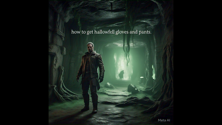 how to get hallowfell gloves and pants